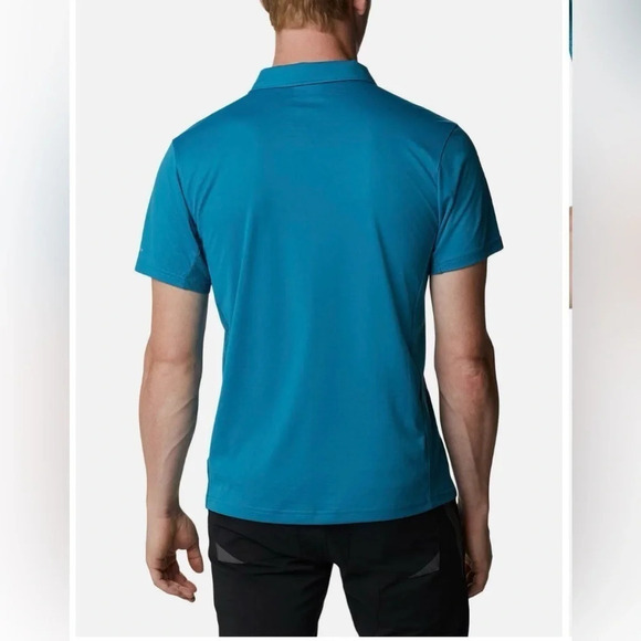 Columbia Omni-Wick Turquoise Polo, Very Good Condition, Size XL - Picture 3 of 9
